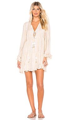 

Мини платье neo - Sundress, Беж, Богемный стиль