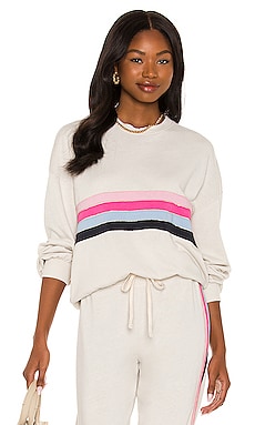 Sundry striped online sweatshirt