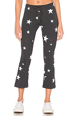

Расклешенные брюки star print - SUNDRY, Уголь, Спортивные брюки