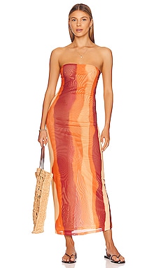 Revolve 2024 orange dress