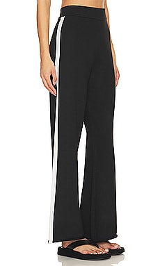 Lovers and Friends Tailored Snap Track Pant in Black