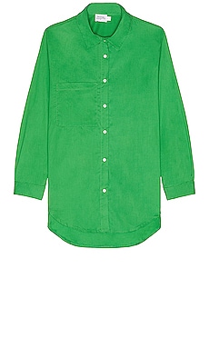 Revolve Men Clothing Shirts Long sleeved Shirts Lennox Brushed Cotton Blend in Green. 