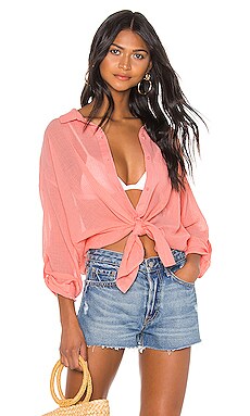 

Рубашка classic beach - Seafolly, Peach, Рубашки