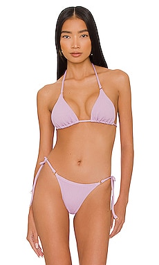 Product image of Seafolly Sea Dive Side Triangle Bikini Top. Click to view full details