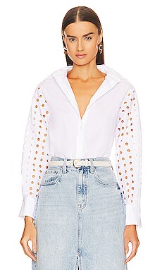 Product image of See By Chloe Eyelet Top. Click to view full details