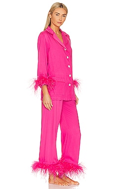 Party Pajama Set with Feathers Sleeper