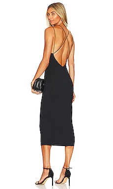 Katie Black Strappy Backless Mini Dress
