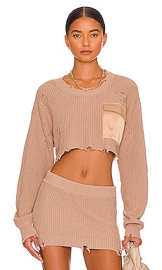 Product image of SER.O.YA Cropped Devin Sweater. Click to view full details