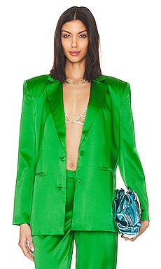 Alice + Olivia, Jackets & Coats, Denny Longline Satin Blazeralice Olivia