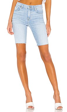 

Джинсовые шорты bermuda - 7 For All Mankind, Высокая талия
