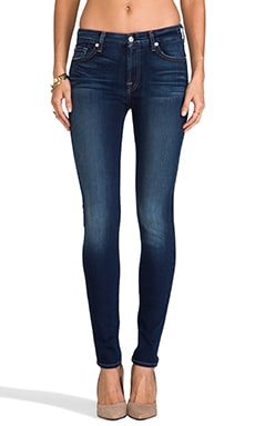 7 For All Mankind Mid Rise Skinny in Medium Vintage | REVOLVE