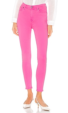 

Джинсы скинни ankle skinny - 7 For All Mankind, Розовый, Скинни