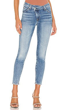 7 For All Mankind High Waist Skinny Jeans Shorts