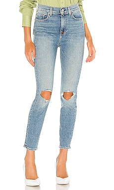 

Скинни the high waist - 7 For All Mankind, Укороченные