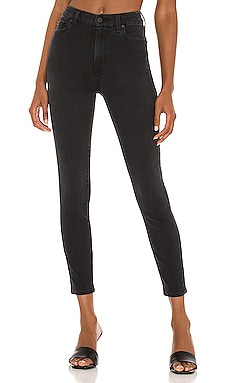 7 For All Mankind High Waist Ankle Skinny Jean in Slim Illusion