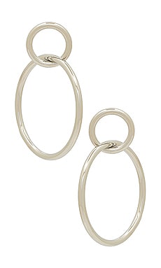 Product image of SHASHI Double Circle Hoop. Click to view full details