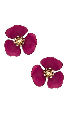 

Серьги flower - SHASHI, Фиолетовый, Серьги