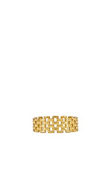 Product image of SHASHI Linked Band Ring. Click to view full details