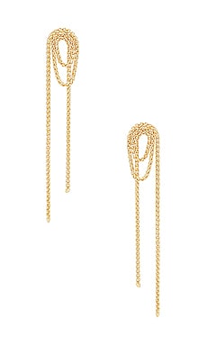 Product image of SHASHI Vroom Chain Earring. Click to view full details