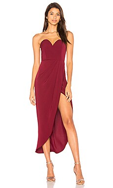 Shona joy burgundy outlet dress