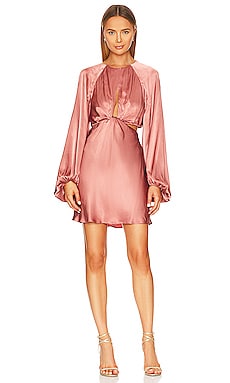 Angelica Long Sleeve Mini Dress Shona Joy $295 