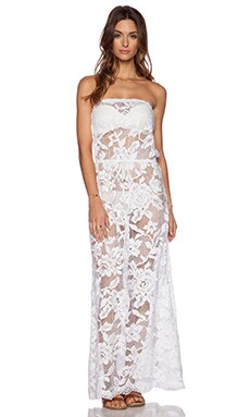 Shoshanna white lace outlet dress