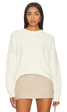 Tall White Textured Fold Over Long Sleeve Top