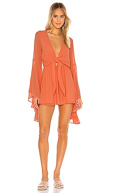 Show Me Your Mumu X Jamie Kidd Sahara Tie Romper In Golden Hour Tie Dye Revolve