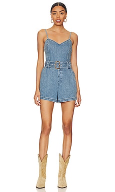 Springplank Ritmisch Fraude Show Me Your Mumu Sloane Romper in Dusk Blue | REVOLVE