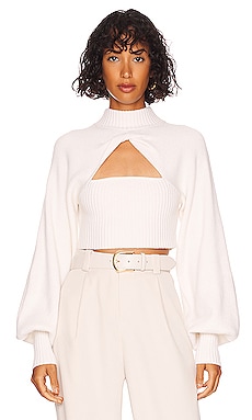 Lia Crop Knit Top Significant Other $238 