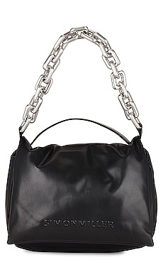 Simon Miller Linked Faux Leather Turnover Bag in Black Simon Miller $343 Previous price: $490 