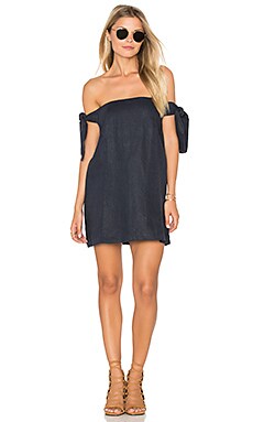 SIR the label Kobi Off The Shoulder Dress in Ink | REVOLVE