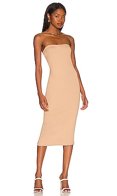 Hestia Strapless Reversible Dress Skin $84 