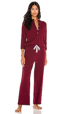 Skin Clementine PJ Set in Barolo | REVOLVE