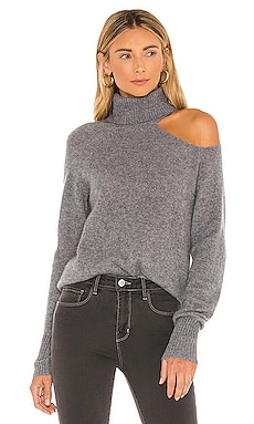 Skin Phoebe Cashmere Sweater in Medium Heather Grey | REVOLVE