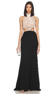 SAU LEE ROBE DE SOIR E ZARA en Black REVOLVE