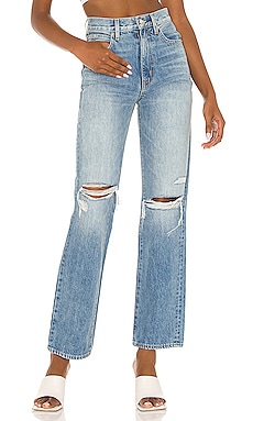 SLVRLAKE London High Rise Straight Jean in Alabama Shake REVOLVE