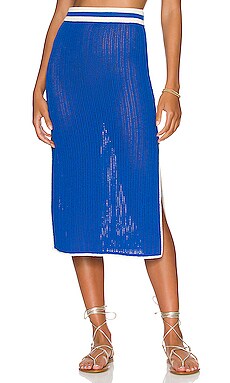 The Vivienne Midi Skirt Solid & Striped $198 