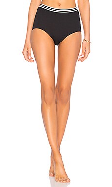 

Низ бикини katie - Solid & Striped, Черный, С высокой талией