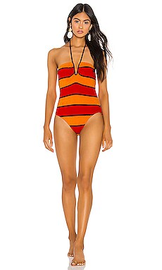 

Слитный купальник heather - Solid & Striped, Красный, Слитные купальники