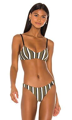 

Топ бикини rachel - Solid & Striped, Olive;cream, Спорт