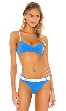 solid and striped bikini sale