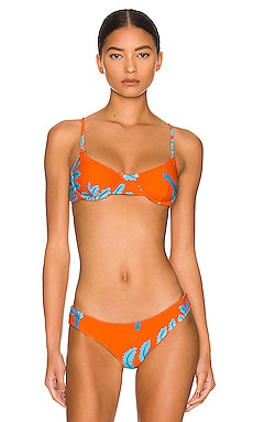 The Ginger Bikini Top Solid & Striped $88 