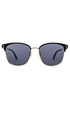 

Солнцезащитные очки square mixed - Stella McCartney, Металлический серебряный, Солнцезащитные очки