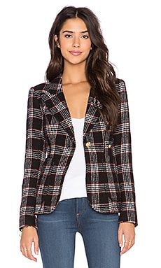 Kensie rebekah textured hot sale plaid blazer