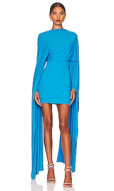 SOLACE London Leona Mini Dress in Azure | REVOLVE