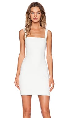 MORE TO COME Abigail Mini Dress in White