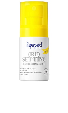 (Re)setting Refreshing Mist SPF 40 1 fl. oz. Supergoop! $16 ЛИДЕР ПРОДАЖ
