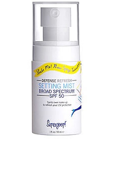 Product image of Supergoop! Defense Refresh Setting Mist 1 oz. Click to view full details