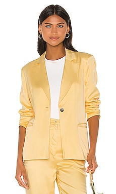 Song of Style Zoe Blazer in Buttercream Yellow | REVOLVE